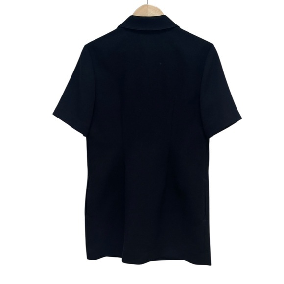 Tory Burch Black Crepe Polo Dress - Picture 9 of 14